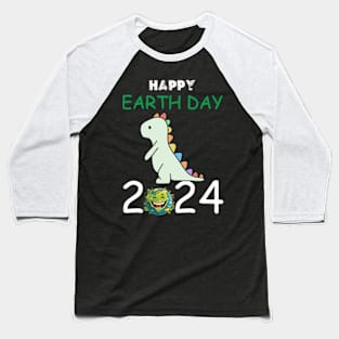 happy earth day 2024 gift april 22 Cute Teacher  Lover Rainbow Baseball T-Shirt